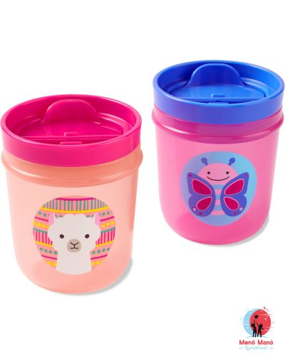 Skip Hop Zoo Tumbler Cups pohár láma és pillangó