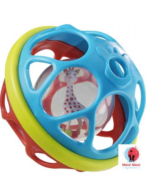 Sophie la Girafe Softball, csörgő babajáték labda 