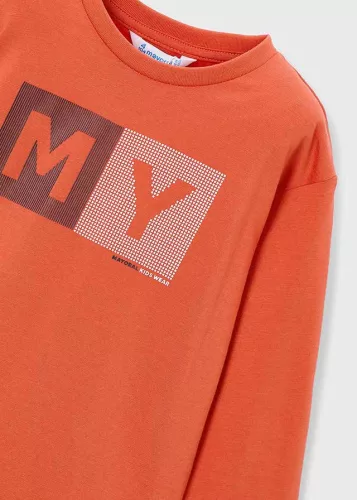 Mayoral basic fiú hosszú ujjú felső Orange