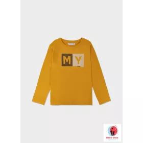 Mayoral basic fiú hosszú ujjú felső Mustard