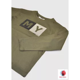 Mayoral basic fiú hosszú ujjú felső Olive