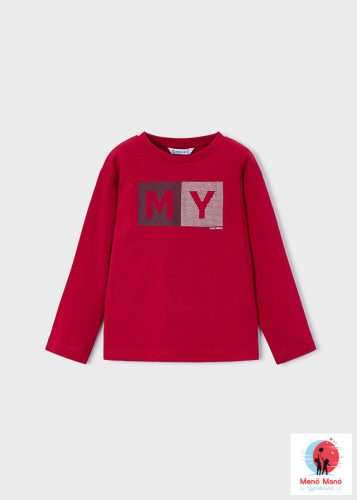 Mayoral basic fiú hosszú ujjú felső Red
