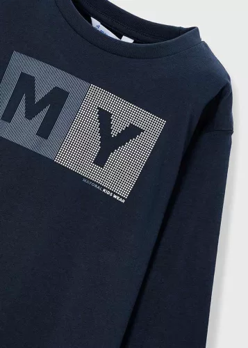 Mayoral basic fiú hosszú ujjú felső Navy