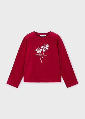 Mayoral basic lány hosszú ujjú felső Cherry