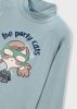 Mayoral Lány Félálló Nyakú Felső – Lago („The Party Cats” felirattal)