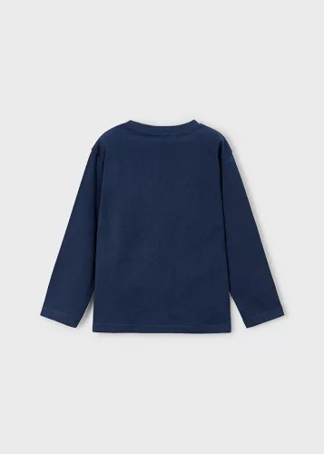 Mayoral fiú hosszú ujjú felső –  „TEAM” felirattal, sötétkék színű