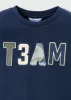 Mayoral fiú hosszú ujjú felső –  „TEAM” felirattal, sötétkék színű
