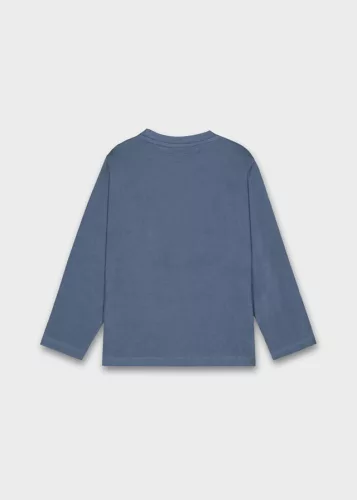 Mayoral fiú hosszú ujjú felső – 3D dínó grafikával, acero (acél-szürke)