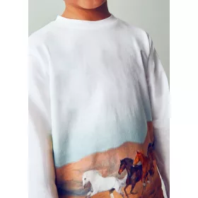 Mayoral fiú hosszú ujjú felső - Lovas minta 