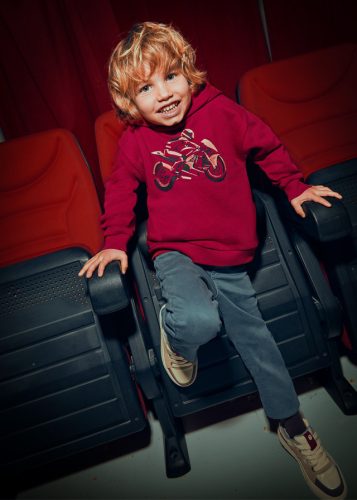 Mayoral fiú pulóver – Kapucnis, motor mintás