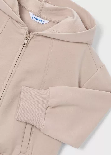 Mayoral lány kapucnis pulóver – Mogyoró