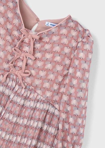 Mayoral mintás kislány ruha – Maquillaje