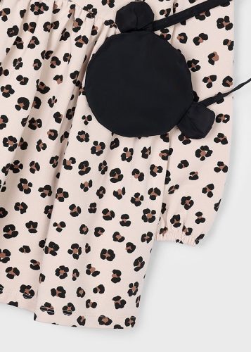 Mayoral lány pulóverruha kis táskával – arena (világos bézs)