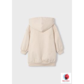 Mayoral homokszínű kapucnis lány tunika 