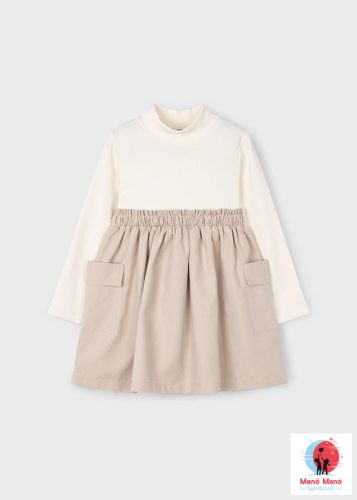 Mayoral lány kombinált cargo ruha – arena (homok)