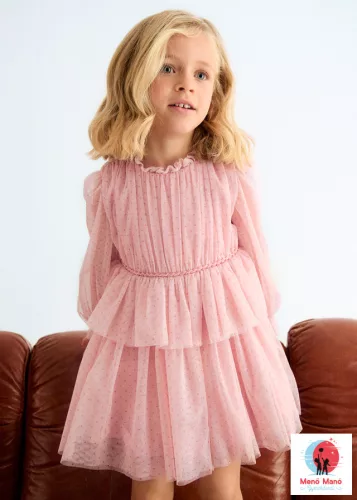 Abel & Lula lány tüll ruha csillámmal – Pétalo