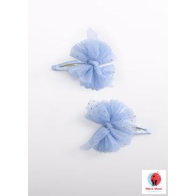   Abel & Lula lány hajcsat szett virágos tüllös – Celeste