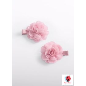   Abel & Lula 2 db tüllös virág hajcsat szett – rózsaszín (Pink)