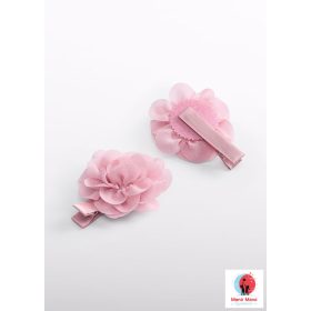  Abel & Lula 2 db tüllös virág hajcsat szett – rózsaszín (Pink)