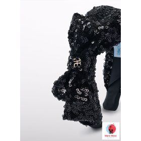 Abel & Lula flitteres hajpánt – fekete (Black)