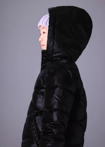 Mayoral lány steppelt kabát – fekete