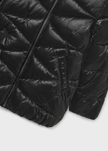 Mayoral lány steppelt kabát – fekete