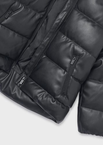 Mayoral lány steppelt kabát – fekete