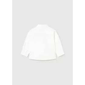   Mayoral baba fiú fehér hosszú ujjú babafelső – 80 cm (12 hó)