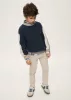 Mayoral fiú világosbézs slim fit chino nadrág – 140 cm (10 év)
