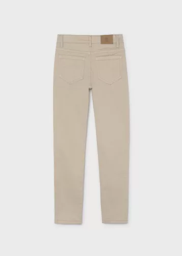 Mayoral fiú világosbézs slim fit chino nadrág – 140 cm (10 év)