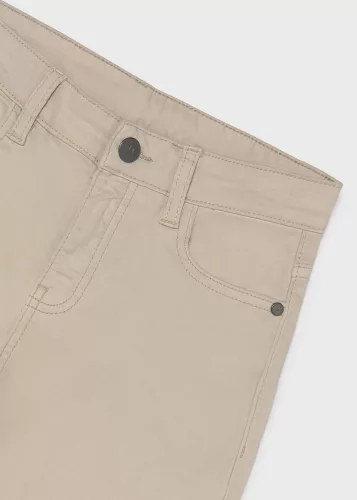 Mayoral fiú világosbézs slim fit chino nadrág – 140 cm (10 év)