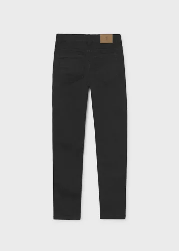 Mayoral fekete fiú Slim Fit ötzsebes farmernadrág – Slim Fit, ötzsebes modell