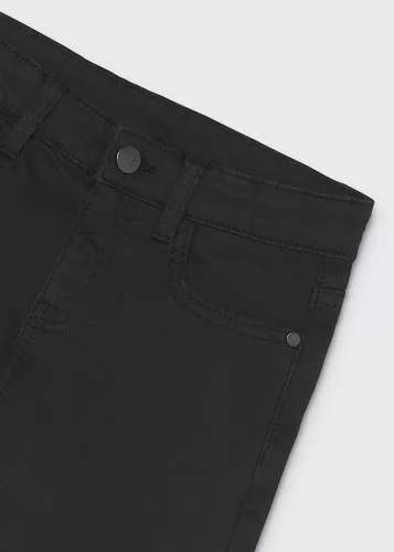 Mayoral fekete fiú Slim Fit ötzsebes farmernadrág – Slim Fit, ötzsebes modell