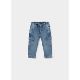   Mayoral baba fiú kék cargo jogger farmernadrág – 80 cm (12 hó)
