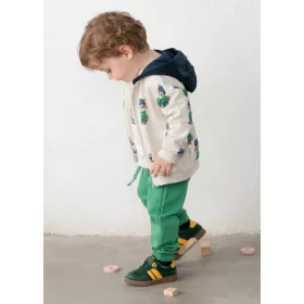   Mayoral baba fiú fehér-zöld, háromrészes babaszett két nadrággal – 80 cm (12 hó)
