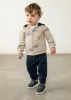 Mayoral baba fiú bézs-kék, háromrészes szabadidőszett két nadrággal – 80 cm (12 hó)