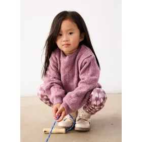 Mayoral mini lány lila kötött pulóver – 104 cm (4 év) – Mayoral gyermekruha, 2026 ősz/tél