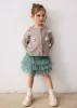 Mayoral mini lány bézs, virágmintás, gombos kötött kardigán – 104 cm (4 év) – Mayoral gyermekruha, 2026 ősz/tél
