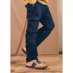   Mayoral fiú kék cargo jogger farmernadrág – 140 cm (10 év)
