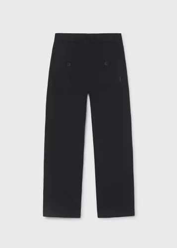 Mayoral fekete fiú Wide Leg chino nadrág – Wide Leg, bő szárú modell
