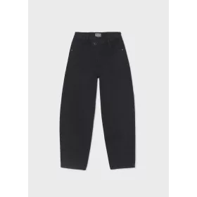 Mayoral junior lány fekete barrel fit farmernadrág – 140 cm (10 év) – Mayoral gyermekruha, 2026 ősz/tél
