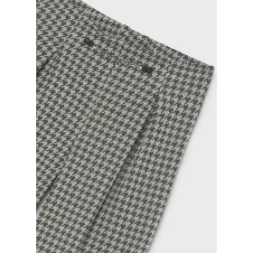   Mayoral lány szürke-fekete mintás jacquard nadrág – 140 cm (10 év)