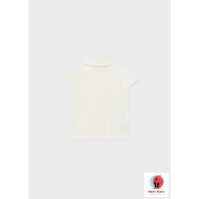 Mayoral galléros lány póló Natural 