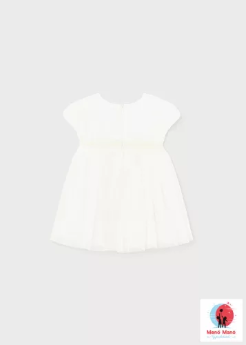 Mayoral tüllős alkalmi ruha Natural 