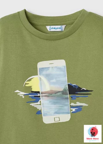 3003/44 póló Iguana grn