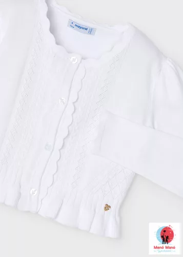 3354/30 kardigán White