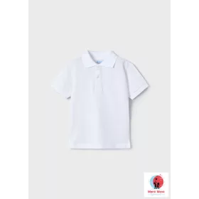 Mayoral rövid ujjú galléros póló White