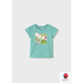 Mayoral virágos rövid ujjú póló Agate