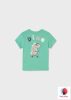 Mayoral zöld póló dínó mintával Lake