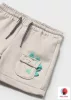 Mayoral dínós pamut rövidnadrág Bone